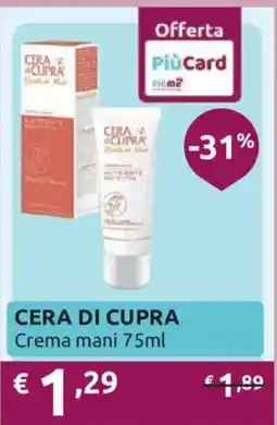 Ipersoap Cera di Cupra Crema mani offerta