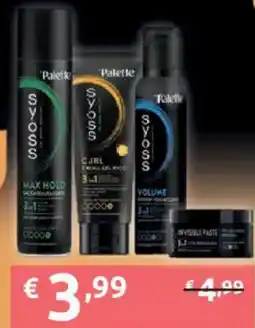 Ipersoap Palette Syoss Max Hold offerta