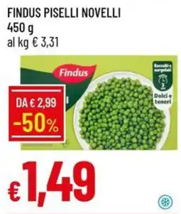 IperFamila Findus piselli novelli offerta