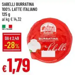 IperFamila Sabelli burratina offerta