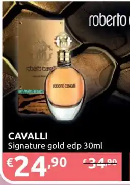 Ipersoap Roberto cavalli signature gold edp offerta