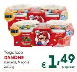 DiMeglio Yogoloso DANONE banana, fragola offerta