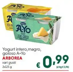 DiMeglio Yogurt intero, magro, goloso A•Yo ARBOREA offerta