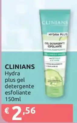 Ipersoap Clinians Hydra plus gel detergente esfoliante offerta