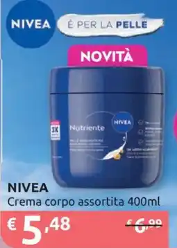Ipersoap NIVEA Crema corpo assortita offerta