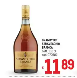 Metro Brandy Stravecchio Branca offerta