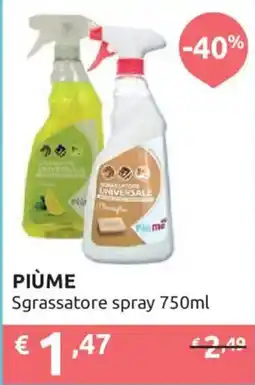 Ipersoap Piùme Sgrassatore spray offerta