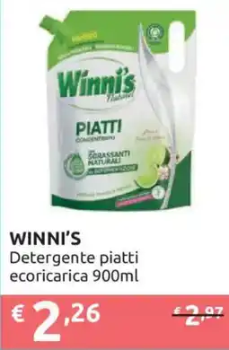 Ipersoap Winni's Detergente piatti ecocarica offerta