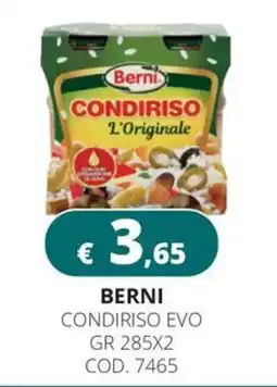 Altasfera Berni condiriso evo offerta