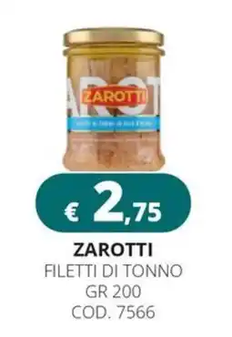 Altasfera Zarotti filetti di tonno offerta