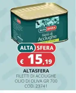 Altasfera Alta Sfera filetti di acciughe offerta