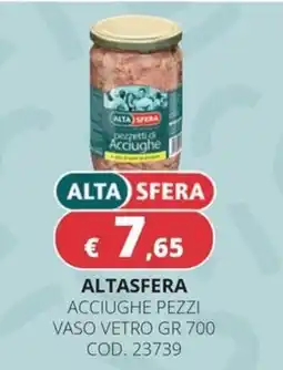 Altasfera Alta Sfera acciughe pezzi offerta