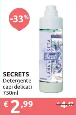 Ipersoap Secrets Detergente capi delicati offerta