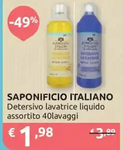 Ipersoap Saponificio Italiano Detersivo lavatrice liquido offerta