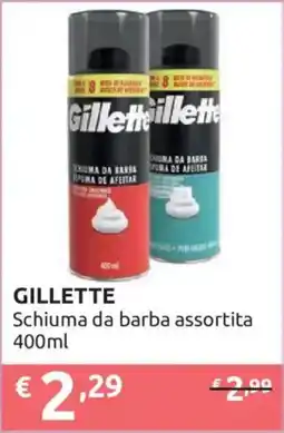 Ipersoap Gillette Schiuma da barba assortita offerta