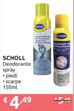 Ipersoap Scholl Deodorante spray offerta