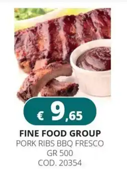 Altasfera Fine Food Group Pork Ribs BBQ Fresco offerta