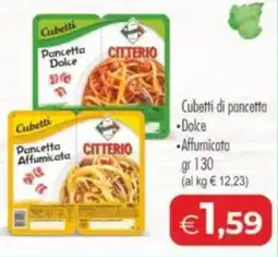 MerSi Supermercati Cubetti Pancetta Dolce Citterio offerta