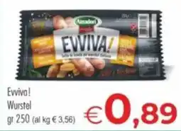 MerSi Supermercati Evviva! Wurstel offerta