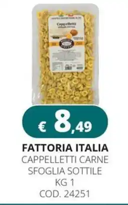 Altasfera Fattoria Italia Cappelletti carne sfoglia sottile offerta