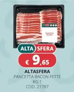 Altasfera Pancetta bacon fette offerta