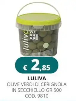 Altasfera Luliva olive verdi di cerignola offerta