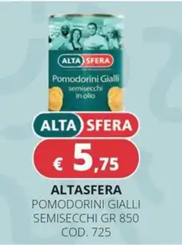 Altasfera Alta sfera pomodorini gialli semiseccchi offerta