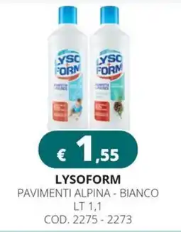 Altasfera Lysoform pavimenti alpina - bianco offerta