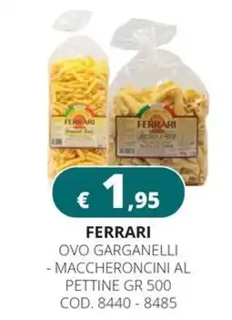 Altasfera Ferrari ovo garganelli - maccheroncini al pettine offerta