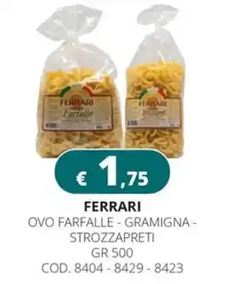 Altasfera Ferrari ovo farfalle - gramigna - strozzapreti offerta