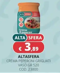Altasfera Alta Sfera crema di peperoni offerta