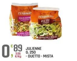 A&O Le chicche di Zerbinati Insalata Julienne offerta