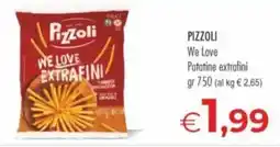 MerSi Supermercati Pizzoli We Love Patatine extrafini offerta