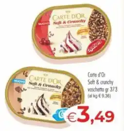 MerSi Supermercati Carte d'Or Soft & crunchy vaschetta offerta