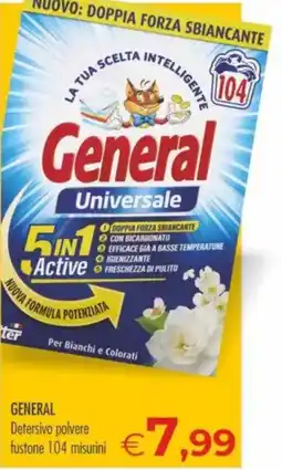 MerSi Supermercati General Detersivo polvere offerta