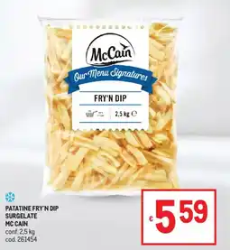 Metro Patatine fry'n dip surgelate mc cain offerta