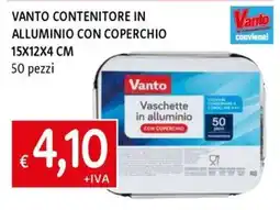IperFamila Vaschette in alluminio con coperchio offerta