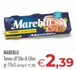 MerSi Supermercati Tonno all'Olio di Oliva Mareblu offerta