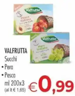 MerSi Supermercati Valfrutta Succhi offerta