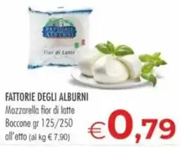 MerSi Supermercati Fattorie degli Alburni Mozzarella fior di latte offerta