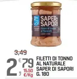 A&O Filetti di tonno al naturale Saper di Sapori offerta