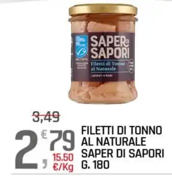Filetti di tonno al naturale Saper di Sapori