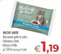 MerSi Supermercati Mucho Amor Bocconcini gatto in salsa offerta