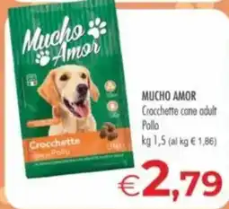 MerSi Supermercati Mucho Amor Crocchette cane adult Pollo offerta