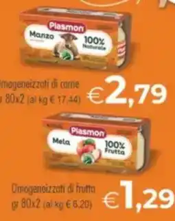 MerSi Supermercati Plasmon Manzo offerta