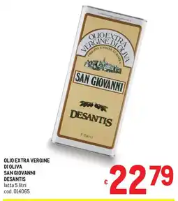 Metro Olio extra vergine di oliva San Giovanni Desantis offerta