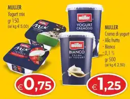 MerSi Supermercati Müller Yogurt mix offerta