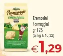 MerSi Supermercati Parmareggio Cremosini Formaggini offerta