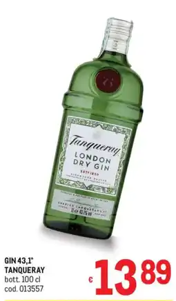 Metro Gin Tanqueray offerta