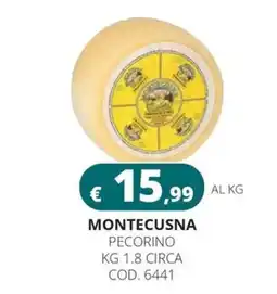 Altasfera Montecusna pecorino offerta